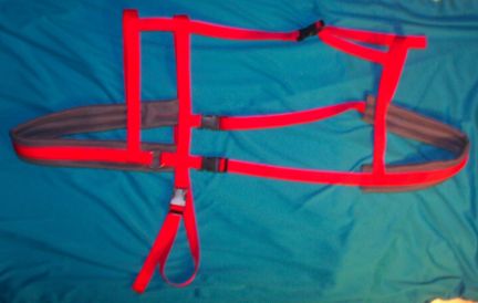 Red w/ Gray Padding Harness